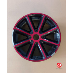 6AR080A JANTE ALU ROUGE 15 ET 17" AIXAM GTO COUPE E-COUPE