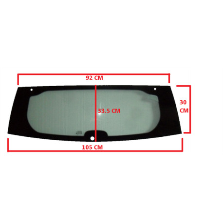 7AR114V LUNOTTO VETRO CRISTALLO POSTERIORE AIXAM CITY IMPULSION MINAUTO