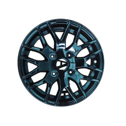 611AX080NOIR ALLOY WHEEL RIM 14" ET 17 AIXAM VISION SENSATION EMOTION CITY COUPE