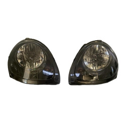 2 PIECES LEFT/RIGHT HEADLIGHTS BLACK 400 500 A.721 A.741 A.751 SCOUTY